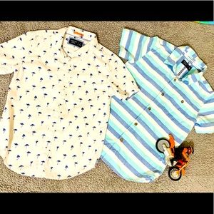 2 Boys Summer Button Up Shirts